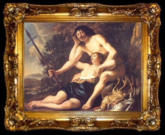 framed  COUWENBERGH, Christiaen van Venus and Adonis sdf, ta009-2